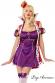 Costume da regina 4 pz.