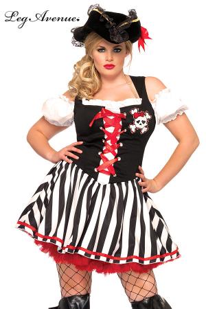 Travestimento da pirata XXL - Pirate Booty Babe.