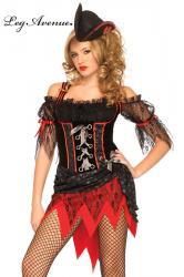 Costume filibustiere Ms. Davy Jones.
