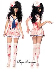 Costume 2 pezzi marinaia zombie.