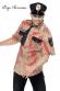 Costume poliziotto zombie 3 pz.