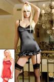 LEG AVENUE: Vestito lucido con reggicalze.