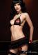 Intimo 2 pezzi nero/rosso.