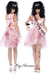 Completo 3 pz. reginetta zombie ballo studentesco.
