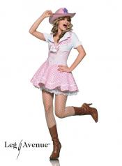 Costume Country Cowgirl con cappello.