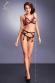 Completo intimo 3 pz. con stringature.
