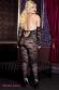Tuta in pizzo con scollatura stringata. XL