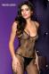 Catsuit in pizzo floreale con scollatura a U.