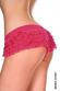 Culotte rosa acceso con merletti in chiffon.