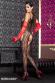 Catsuit in pizzo c/aperture laterali.