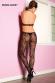 Catsuit in pizzo con anello centrale.