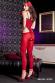 Catsuit maculata con pizzo.