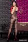 Catsuit disegno calze c/reggicalze a righe.