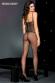 Catsuit a rete stretta.