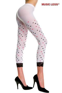 Pantacollant con semi carte da gioco.