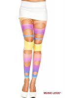 Leggings multicolor con aperture.