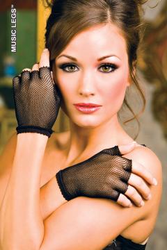 Music leg: wrist lenght gloves.