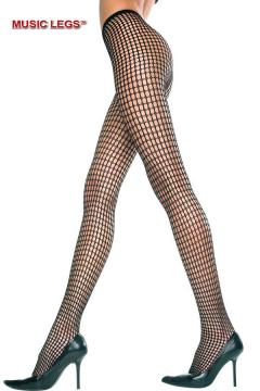 Collant a rete ovale.