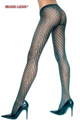 Music Legs: zig zag designed pantyhose.