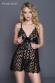 Babydoll a pois con nastro in satin.