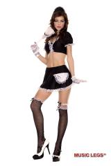 Costume 5 pezzi da domestica.
