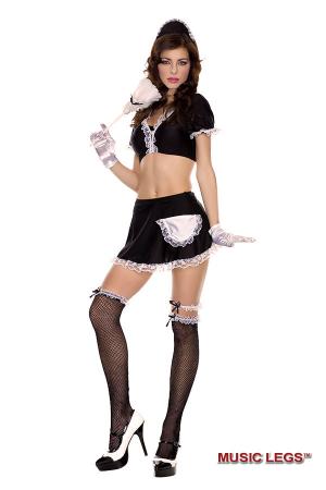 Costume 5 pezzi da domestica.