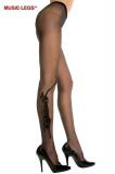 Music Legs: collant con disegno tigre.
