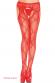 Collant aperto in pizzo motivo fiocchi. XL