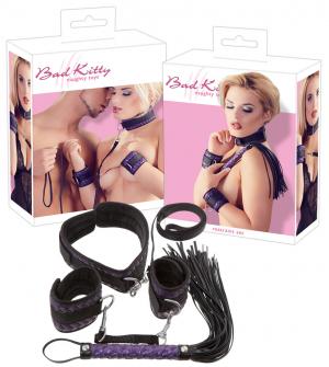 Set bondage nero/viola.