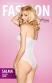 Body in tulle con nastro in vita e al collo. Bianco