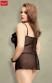 Babydoll e perizoma Nadine Plus Size
