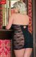 Chemise in pizzo e Lycra Andrea. Plus Size
