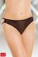 Slip stringati con fiocco posteriore.