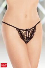 Perizoma leopardato con fiocchetti