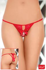 Tanga aperto con fiocchi. Rosso