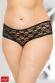 Slip aperto in pizzo con stringatura.