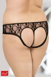 Slip in pizzo con apertura a cuore.
