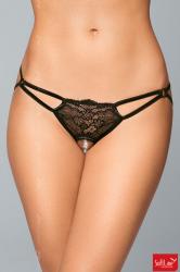 Slip aperti con pizzo davanti.