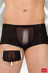 Boxer uomo con inserti semitrasparenti.