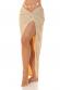 Cavigliera ed ornamento infradito motivo fiori con strass. Oro