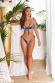 Bikini blu petrolio a triangolo con slip brasiliano