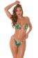 Bikini reversibile 2 in 1 a triangolo con slip brasiliano