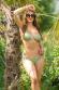 Bikini Set 3 pezzi brasiliana con copricostume. Verde