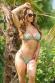 Bikini Set 3 pezzi brasiliana con copricostume. Blu/giallo