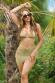 Bikini Set 3 pezzi brasiliana con copricostume. Giallo
