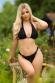 Reggiseno bikini Koucla con lurex. NERO