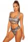 Slip bikini a vita alta pitonato.