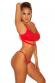 Tanga bikini brasiliano KouCla rosso.