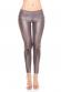 Leggings con allacciature anteriori. Grigio.