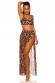 Gonna/copricostume in tulle KouCla leopardato.